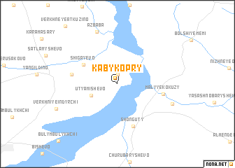 map of Kaby-Kopry