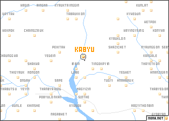 map of Kabyu
