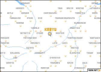 map of Kabyu