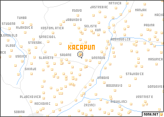 map of Kacapun