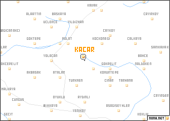 map of Kaçar