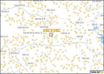 map of Kacevac