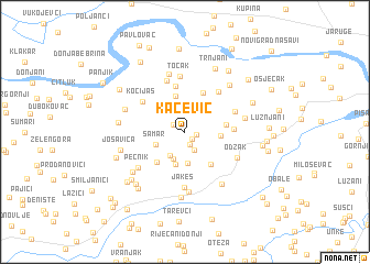 map of Kacević