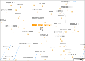 map of Kachalābād