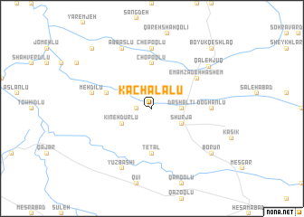 map of Kachal Ālū