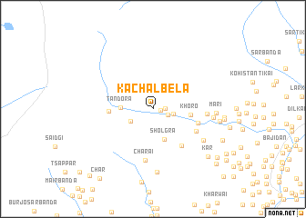 map of Kāchal Bela
