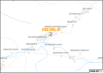 map of Kachalin