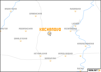 map of Kachanovo