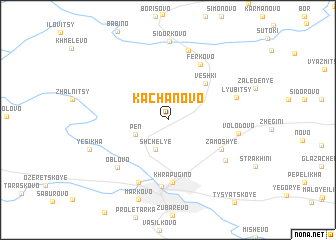 map of Kachanovo