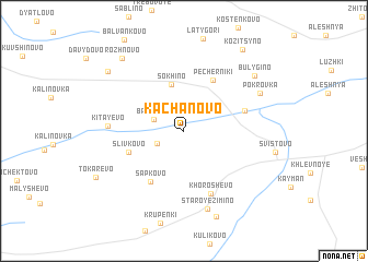 map of Kachanovo