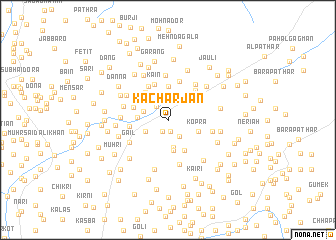 map of Kacharjān