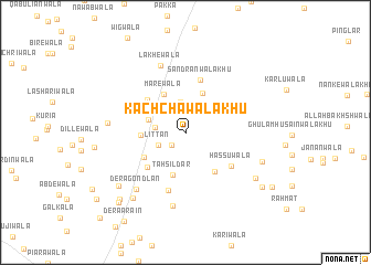 map of Kachchawāla Khu