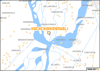 map of Kachchi Ahīrānwāli