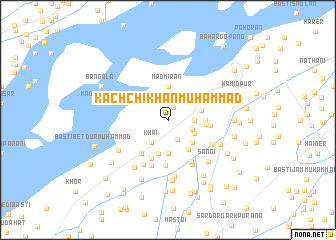 map of Kachchi Khān Muhammad