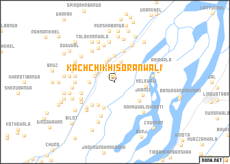 map of Kachchi Khisorānwāli