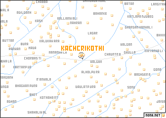 map of Kachcri Kothi