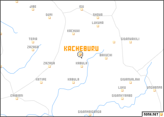 map of Kacheburu