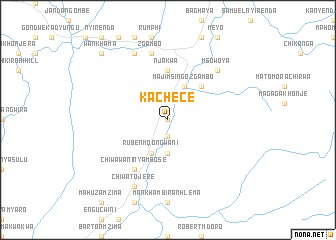 map of Kachece