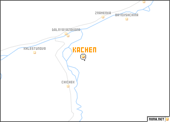 map of Kachen\