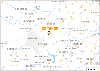 map of Kachhar