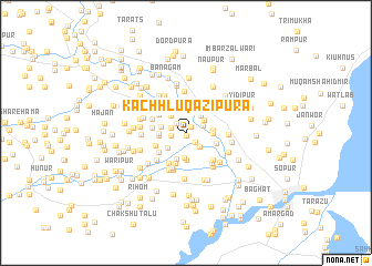 map of Kachhlu Qāzīpura