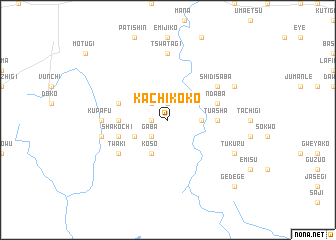 map of Kachikoko