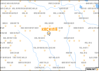 map of Kāchina