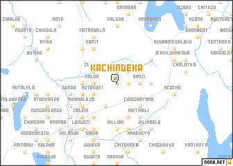 map of Kachindeka