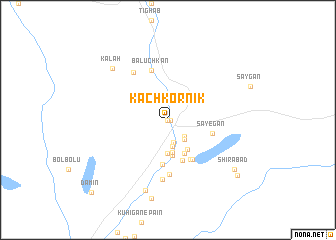 map of Kach Kornīk