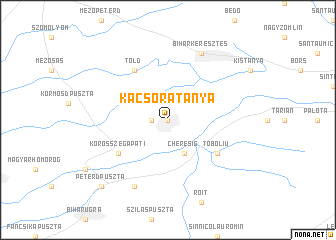 map of Kacsoratanya