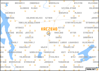 map of Kaczewo