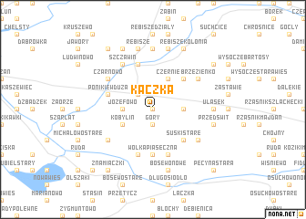map of Kaczka