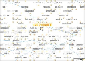 map of Kaczkowice