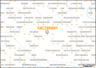 map of Kaczorowy