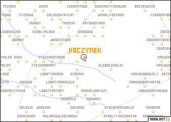 map of Kaczynek