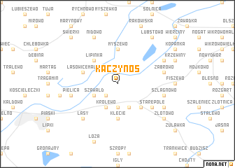 map of Kaczynos