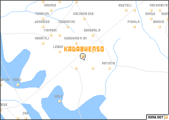 map of Kadabwenso