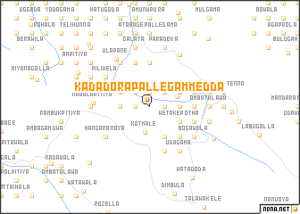 map of Kadadora Pallegammedda