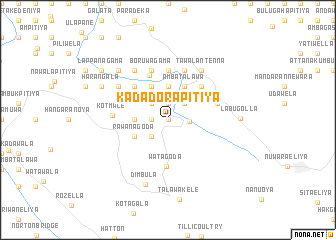 map of Kadadorapitiya