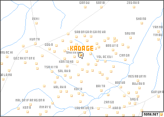 map of Kadage