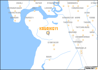 map of Kadaikgyi