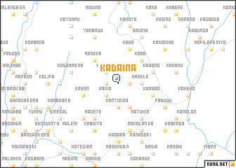 map of Kadaina