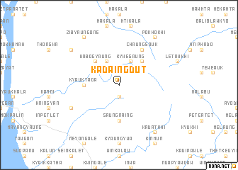 map of Kadaingdut