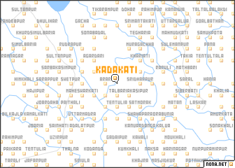 map of Kādākāti