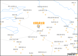 map of Kadaka