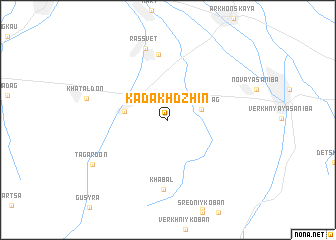 map of Kadakhdzhin