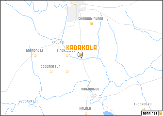 map of Kadakola