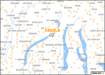 map of Kadāla