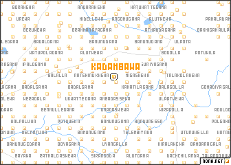 map of Kadambawa
