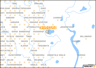 map of Kadamsri